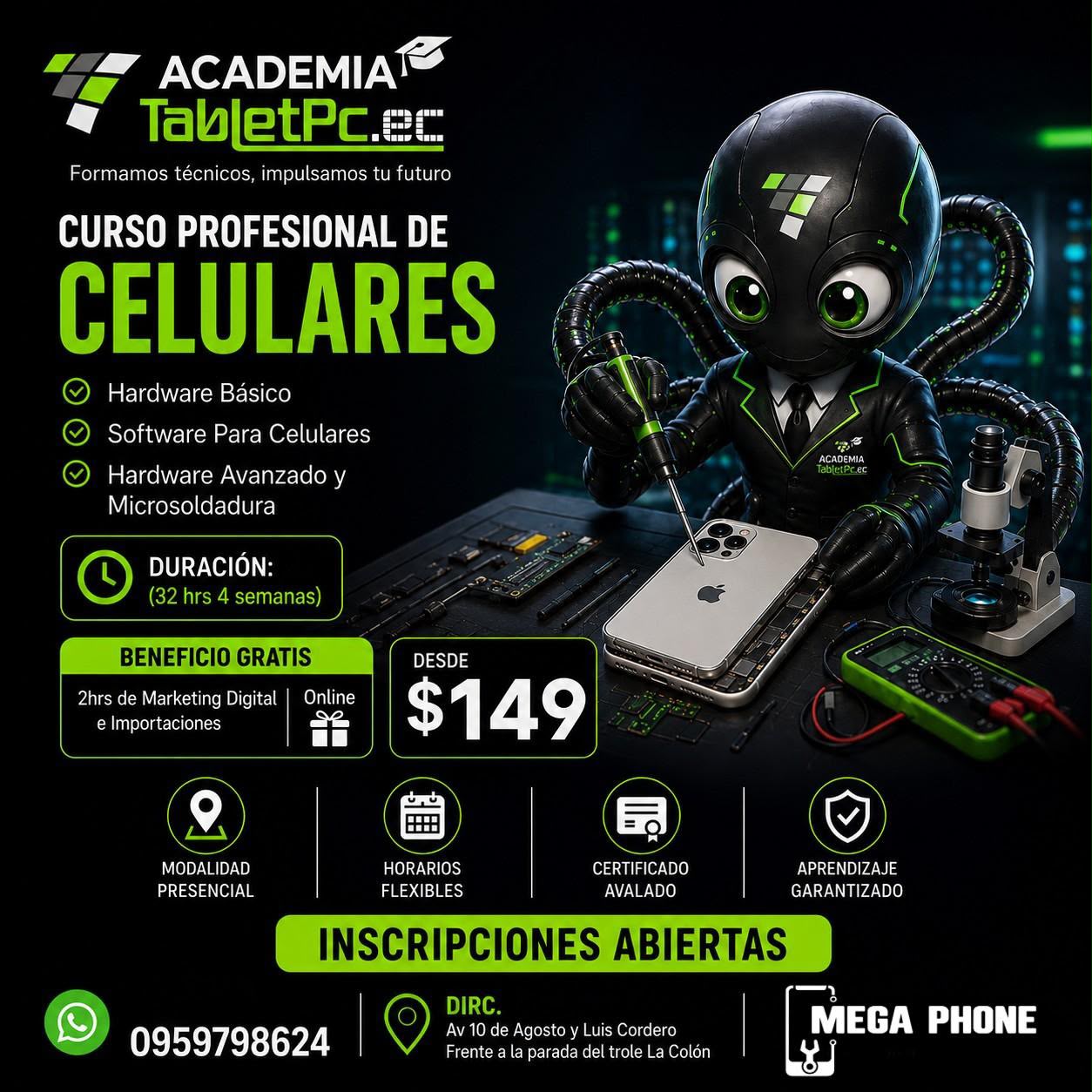 CURSO COMPLETO REPARACIÓN DE CELULARES